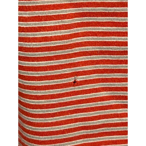 Pacsun Mens Red & White Striped Tank Top Size M With Embroidered Detail - Picture 9 of 10